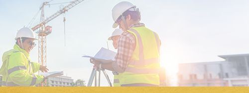3 builders are discussing plan